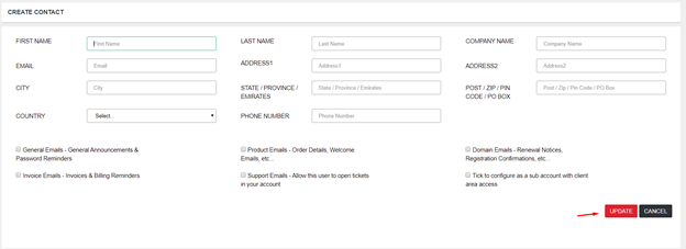 How To Add Sub-contact Form CP - Help | Buzinessware