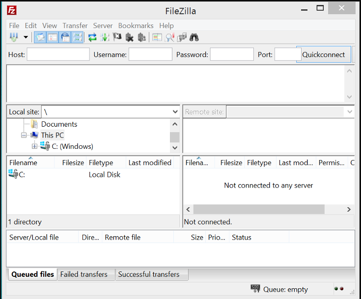 how to setup filezilla server and client