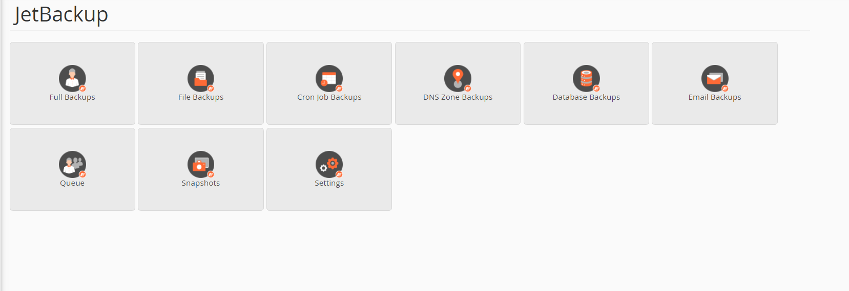Jetbackup – Restore from your backups - Help | Buzinessware